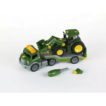 Theo Klein 3908 transportador com trator John Deere