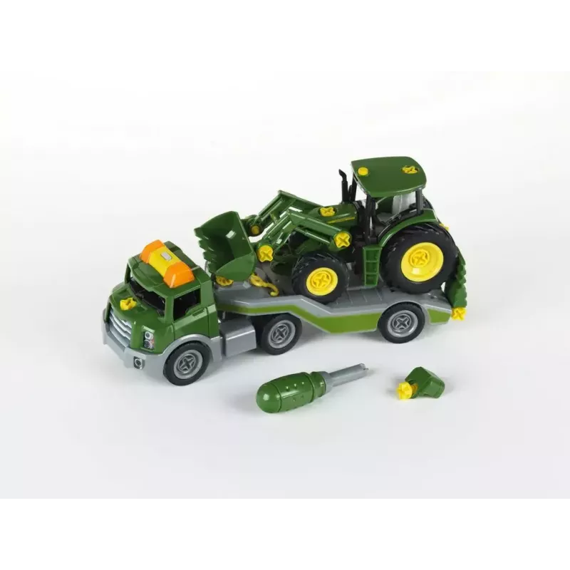 Theo Klein 3908 transportador com trator John Deere