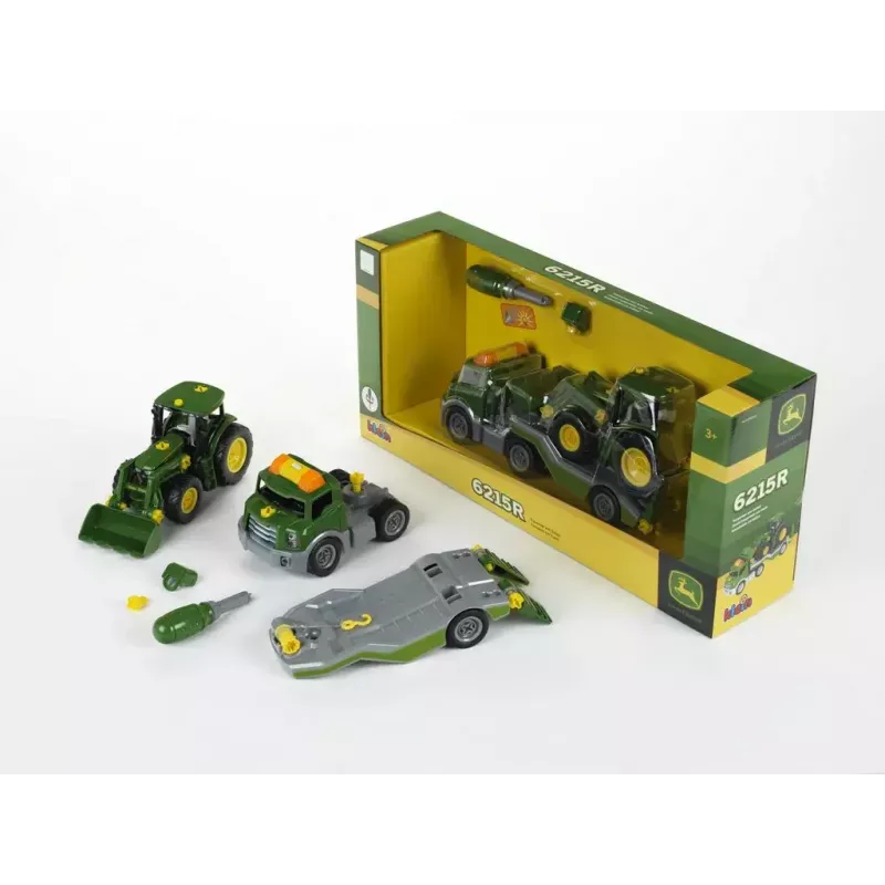 Theo Klein 3908 transportador com trator John Deere