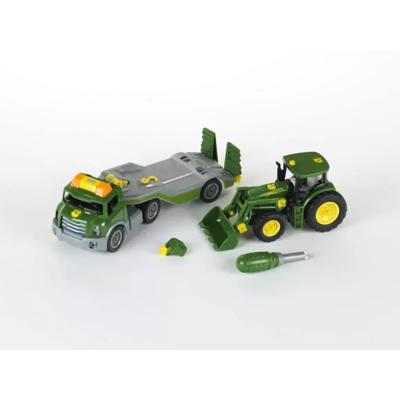 Theo Klein 3908 transportador com trator John Deere
