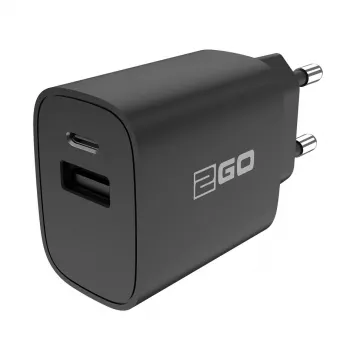 Carregador móvel 2GO 797273 universal preto carregamento rápido AC