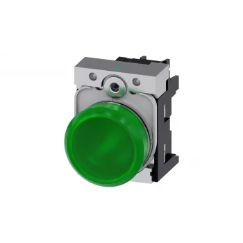 Siemens 3SU1152-6AA40-1AA0 lâmpada de alarme 24 V verde
