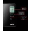 Unold 48845 máquina de gelo máquina de gelo com compressor 2 L 180 W preto, aço inoxidável