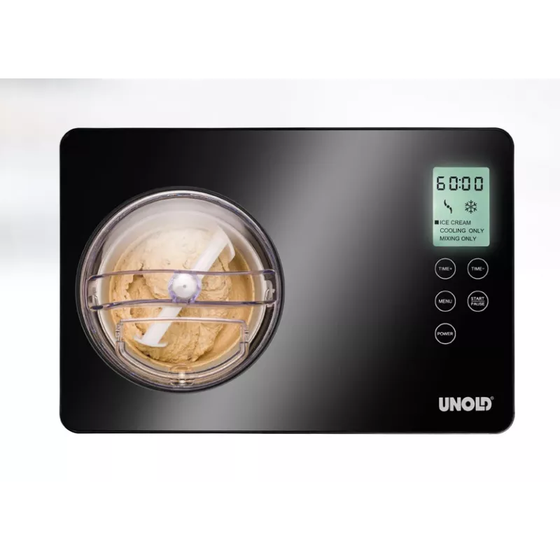 Unold 48845 máquina de gelo máquina de gelo com compressor 2 L 180 W preto, aço inoxidável