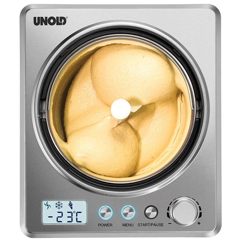 Unold Pro Plus máquina de gelo com compressor 2,5 L 250 W aço inoxidável