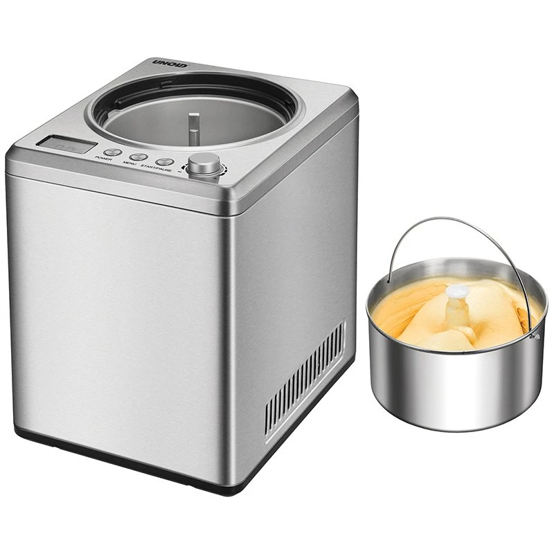 Unold Pro Plus máquina de gelo com compressor 2,5 L 250 W aço inoxidável