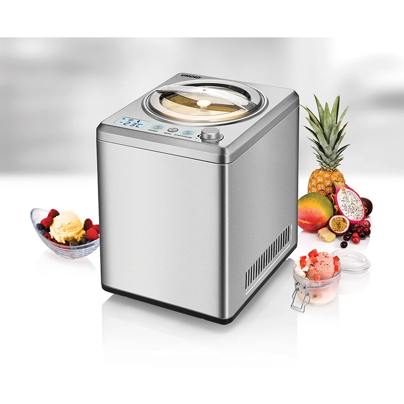 Unold Pro Plus máquina de gelo com compressor 2,5 L 250 W aço inoxidável