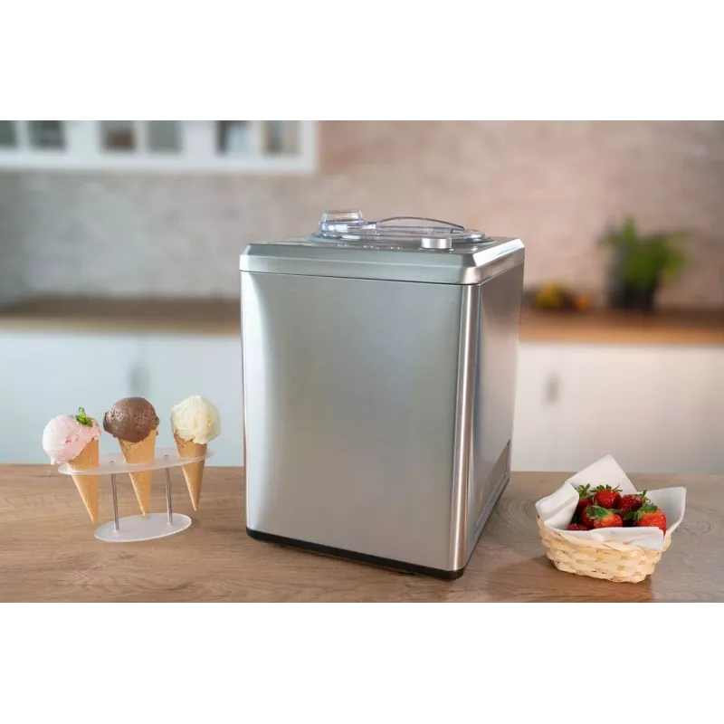 Unold Pro Plus máquina de gelo com compressor 2,5 L 250 W aço inoxidável