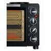 Unold Small kitchen all in one, fogão independente, preto, botão rotativo, preto, metal, vidro