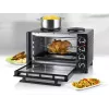 Unold Small kitchen all in one, fogão independente, preto, botão rotativo, preto, metal, vidro