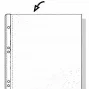 Rexel saco A6 PP 80 mícron aberto em cima gofrado, A6, transparente, 125 mm, 20 mm, 150 mm, 109 g