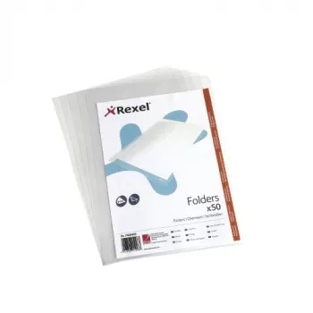 Rexel Crystal L pasta A4 transparente (50), 210 x 297 mm (A4), transparente, polipropileno (PP), 221 mm, 312 mm, 15 mm