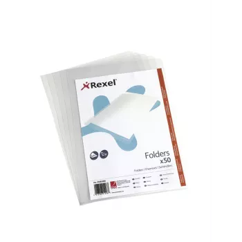Rexel Crystal L pasta A4 transparente (50), 210 x 297 mm (A4), transparente, polipropileno (PP), 221 mm, 312 mm, 15 mm