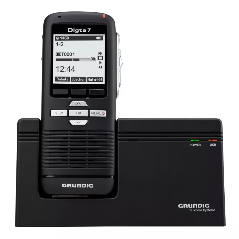 Grundig Digta 7 kit autónomo memória interna e cartão de memória flash preto