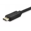 Equip Cabo USB 2.0 Type-C para Type-B, 1 m, USB B, USB C, USB 2.0, Macho/Macho, Preto