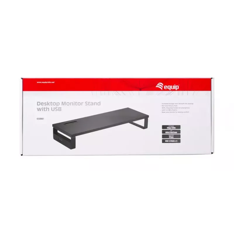Equip 650881 Suporte de Secretária para Monitor com USB