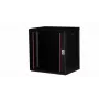 Equip Pro Mount Armário 19 Polegadas, 12U, 600X450MM, RAL9005 Preto