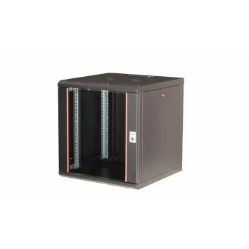 Armário de Parede Equip Pro Mount Armário 19 Polegadas 12U 600X600MM Preto