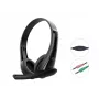 Headset com Fios CONCEPTRONIC POLONA06B3T, Estéreo 3,5 mm, Microfone com Cancelamento de Ruído, Supra-aural, 20–20000 Hz, Cabo de 1,8 m, Preto