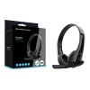 Headset com Fios CONCEPTRONIC POLONA06B3T, Estéreo 3,5 mm, Microfone com Cancelamento de Ruído, Supra-aural, 20–20000 Hz, Cabo de 1,8 m, Preto