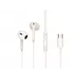 Headset In-Ear com Fios CONCEPTRONIC BRENDAN02W USB-C, In-Ear, 20–20000 Hz, Cabo de 1,2 m, Branco