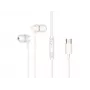 Headset In-Ear com Fios CONCEPTRONIC BRENDAN03W – USB-C, 20–20000 Hz, Cabo de 1,2 m, Branco