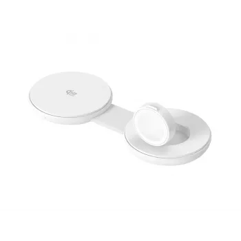 Conceptronic GORGON04W Carregador Sem Fios Qi2 25W Magnético Dobrável 2-em-1