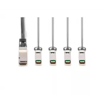 Cabo de ligação direta Digitus 40G QSFP+ para 4XSFP+ 2m