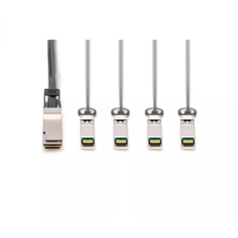 Cabo de ligação direta Digitus 40G QSFP+ para 4XSFP+ 2m