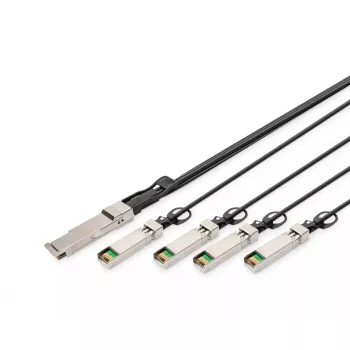 Cabo de ligação direta Digitus 40G QSFP+ para 4XSFP+ 2m