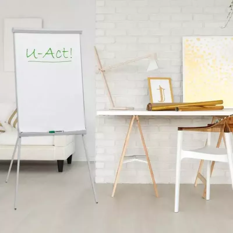 Flipchart autónomo Franken FC93 700 x 1000 mm cinzento