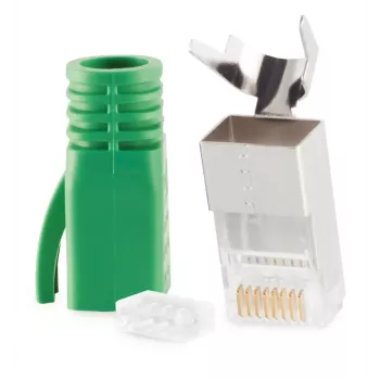 Conector de cabo RJ-45 ShiverPeaks 72067-G verde