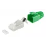 Conector de cabo RJ-45 ShiverPeaks 72067-G verde