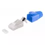 Conector RJ-45 ShiverPeaks 72067-B azul