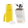 Ficha de cabo RJ-45 ShiverPeaks 72067-Y amarelo