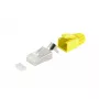 Ficha de cabo RJ-45 ShiverPeaks 72067-Y amarelo