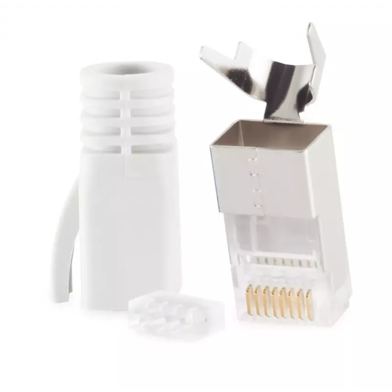 Conector de cabo RJ-45 ShiverPeaks 72067-W branco