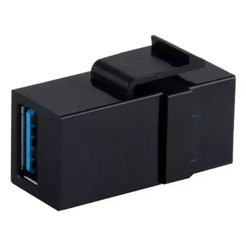 Módulo Keystone ShiverPeaks S/CONN 08-10041 USB A plano preto