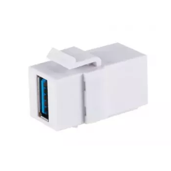 Módulo Keystone ShiverPeaks S/CONN 08-10042 USB A angular branco