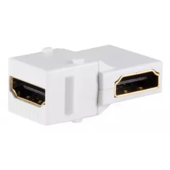 Módulo Keystone ShiverPeaks S/CONN 08-10051 HDMI angular branco