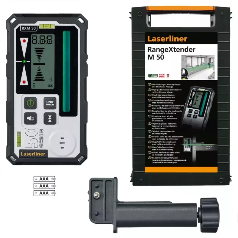 Medidor de distância a laser Laserliner RangeXtender M50 Preto 50m alcance