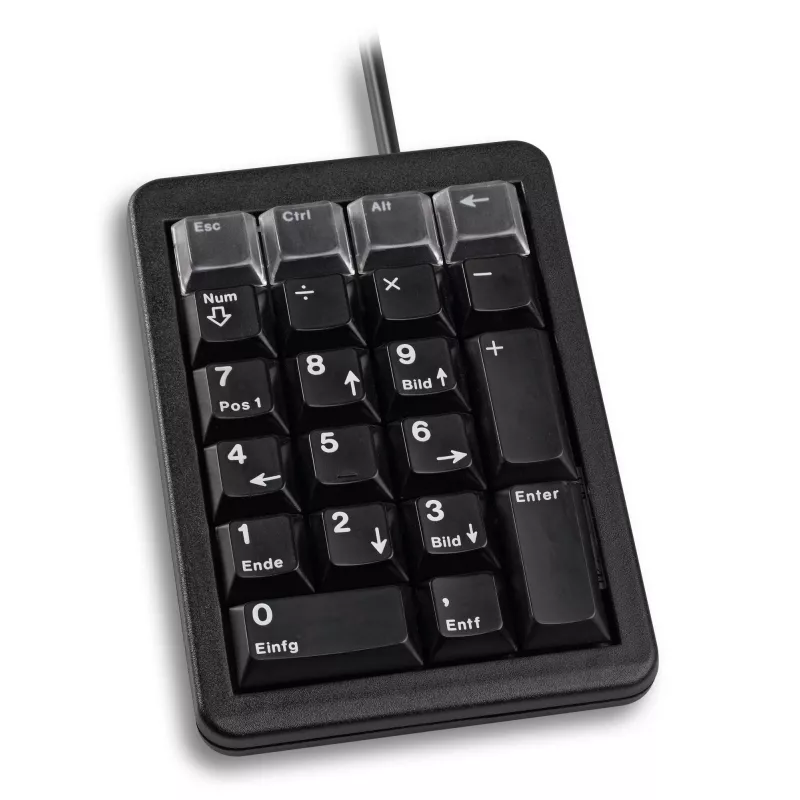CHERRY G84-4700 KEYPAD com fios, USB, preto (UK/US), USB, 21, portátil/PC, 1,75 m, preto