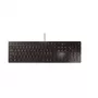 Teclado CHERRY KC 6000 fino USB suíço preto