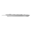 Teclado CHERRY KC 6000 fino FOR MAC com fios, prateado/branco, USB (QWERTY – UK)