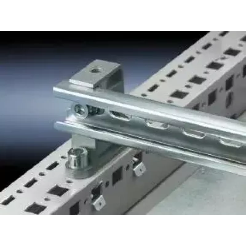 Acessório para rack Rittal 4947.000, caixa de aço, prateado, compatível com SE/TS, profundidade 1155 mm, pack de 6