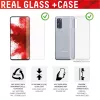 Película protetora de ecrã + capa Displex para Samsung Galaxy A53 5G, vidro temperado