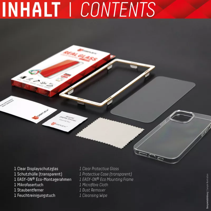 Película protetora de ecrã + capa Displex para Samsung Galaxy A53 5G, vidro temperado