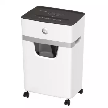 Destruidora de documentos HP OneShred 15CC corte em partículas 65 dB 22 cm branca