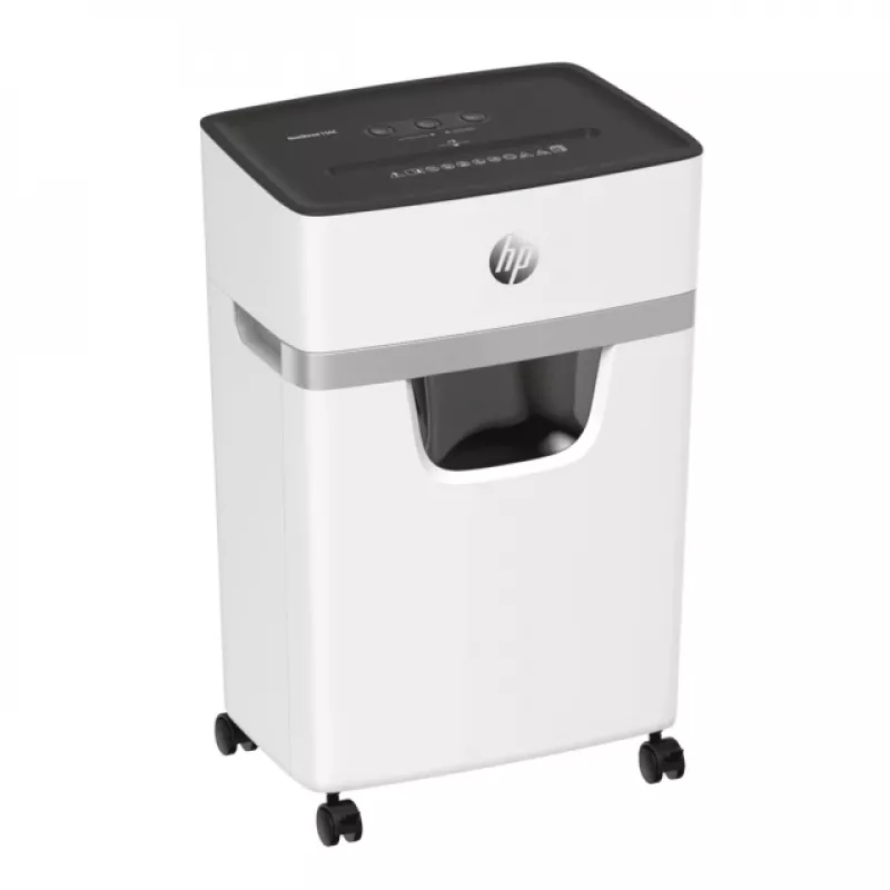 Destruidora de documentos HP OneShred 15CC corte em partículas 65 dB 22 cm branca