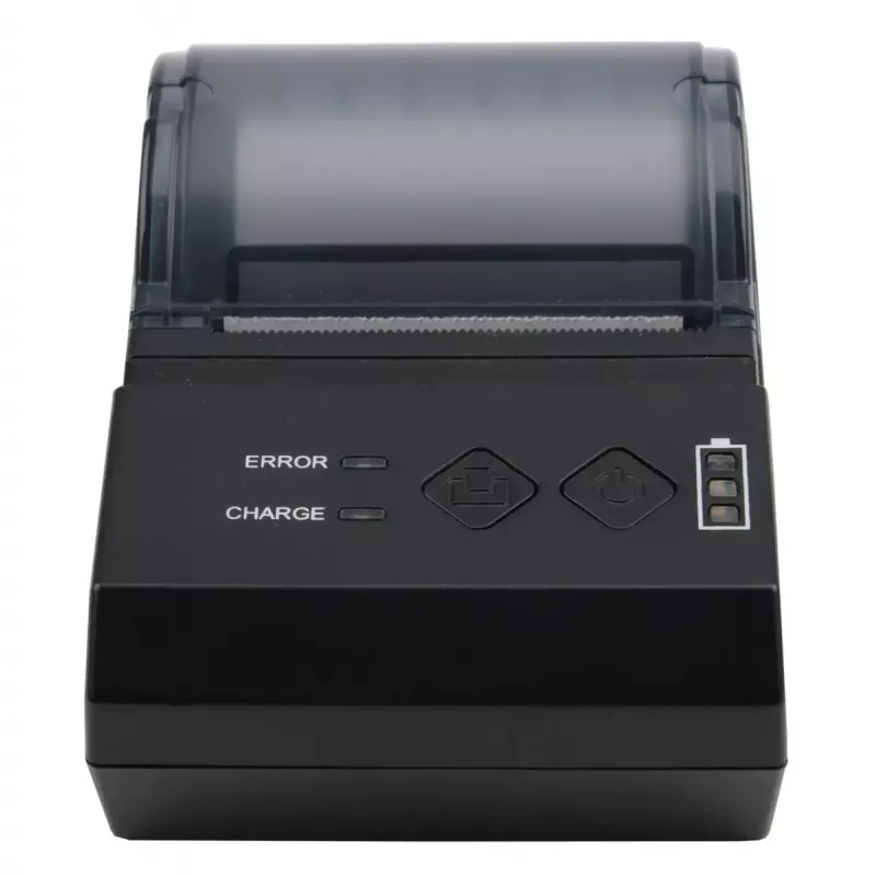 Impressora de etiquetas Olympia NCP 58 preta — sem fios, a pilhas, 200 x 200 DPI, 7,4 V LiPo, 114 × 80 × 50 mm
